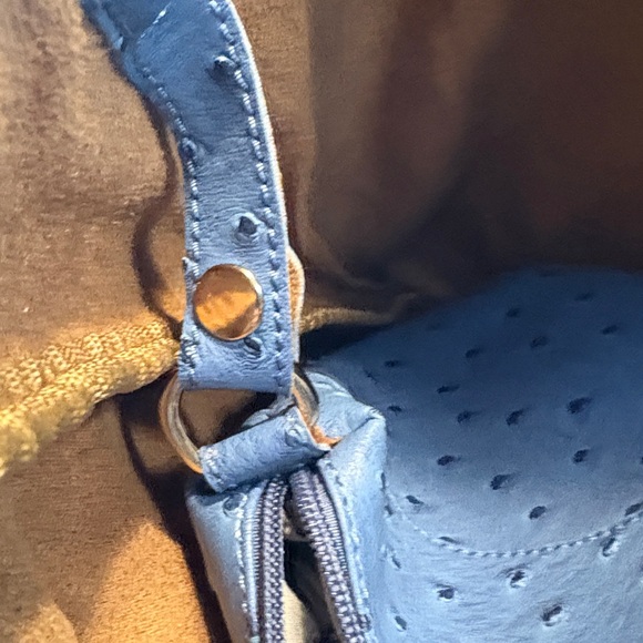 Blue Tote With Matching Pouch - Picture 11 of 11